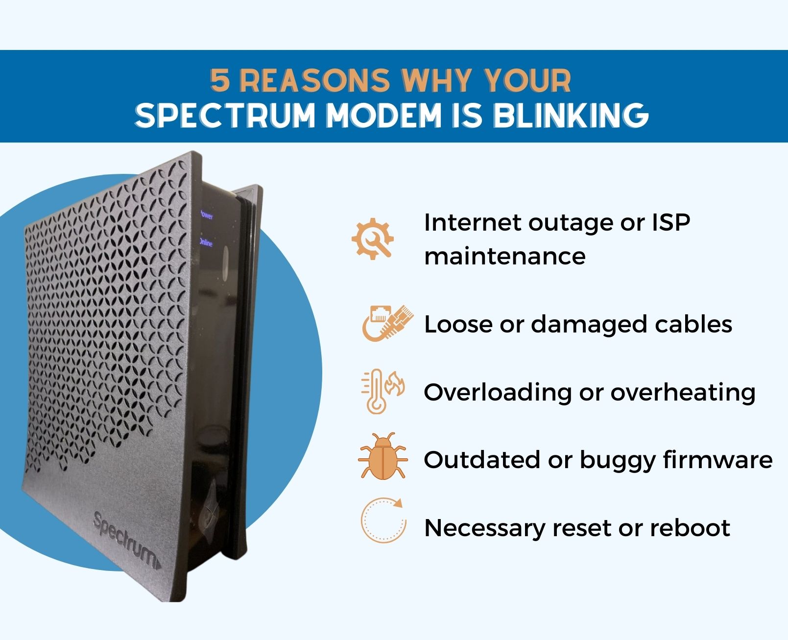 Why Is My Spectrum Modem Flashing Blue And White? Fix It Easily At Home